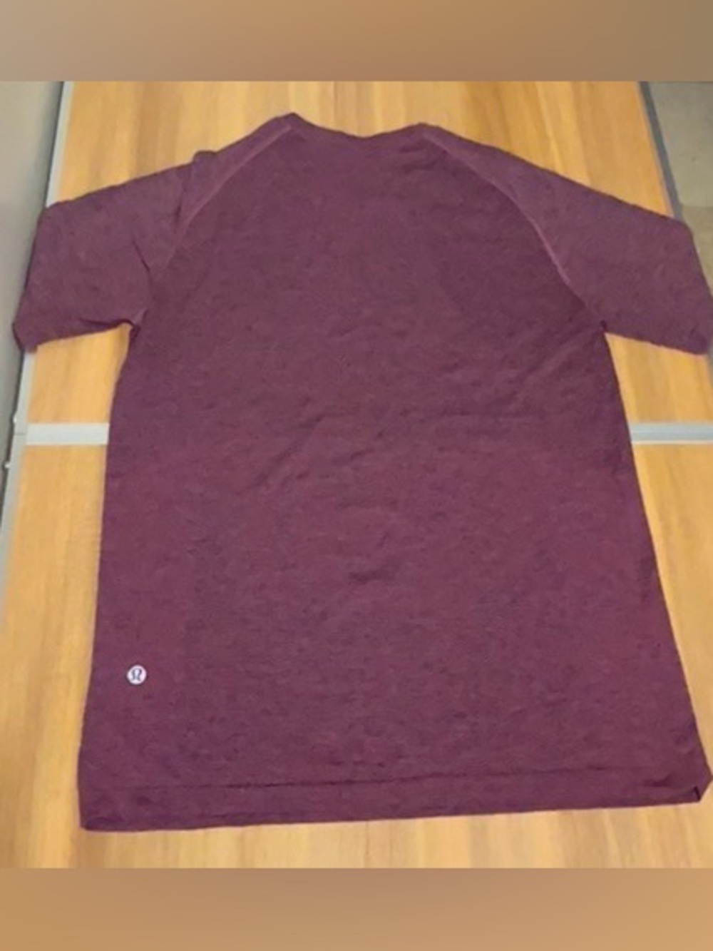 lululemon athletica Men's Maroon Raglan Performance Tee